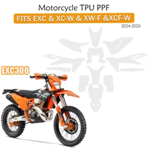 Fits EXC XC-W XW-F XCF-W PPF TPU Paint Protective Film For KTM EXC300 Motorcycle Accessories Protection Film Body Stickers 24-25