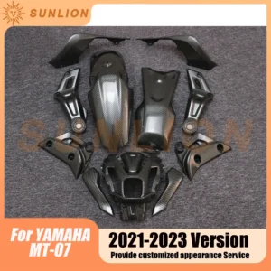 For YAMAHA MT-07 MT07 2021 – 2023 Carbon Fiber Painted Look Full Body Kits Fairing