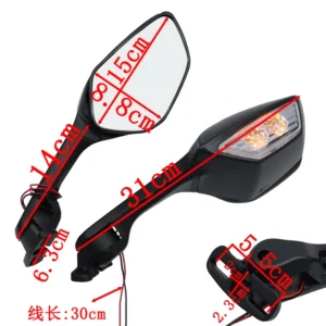 Motorcycle LED Turn Signal Light For Honda CBR650R CBR650F CBR250R CBR300R CBR500R Motorcycles Rear Mirrors CBR650R Side Mirrors – 201355758