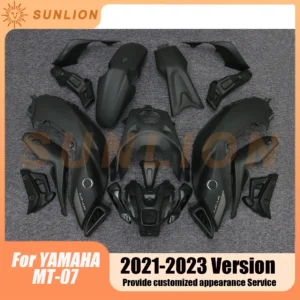 For YAMAHA MT-07 MT07 2021 – 2023 Carbon Fiber Painted Look Full Body Kits Fairing
