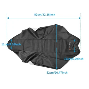 For Yamaha YFZ450R 2009-2021 Motorcycle Seat Cover PVC Anti slip Particle Pattern Waterproof