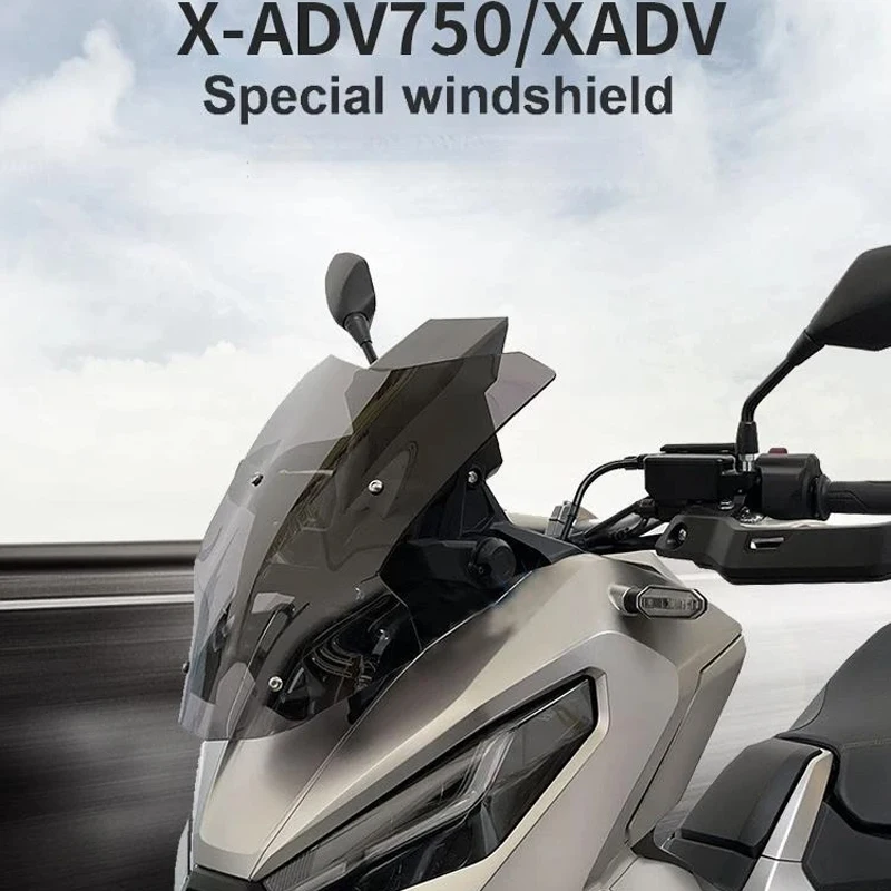 For 2021 2022 2023 2024 Honda X-ADV 750 Motorcycle Accessories Windshield Windscreens Wind Deflectors Visor Increased Windshield – תמונה 3