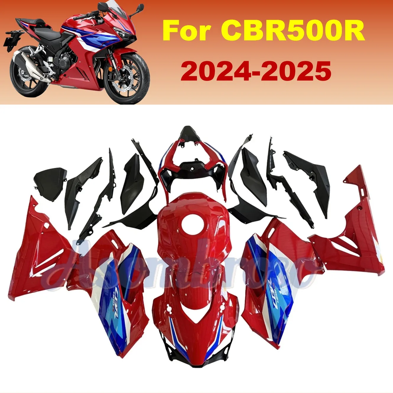 New ABS Fairing kit For HONDA CBR400R CBR500R 2024 2025 CBR 500 R Motorcycle Accessories Plastic Bodywork Set – תמונה 7