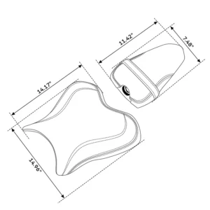 מושבי נהג ונוסע מתאימים לימאהה YZF R1 YZFR1 2015-2024 2023 2022 2021 2020 19 – AliExpress 201355758