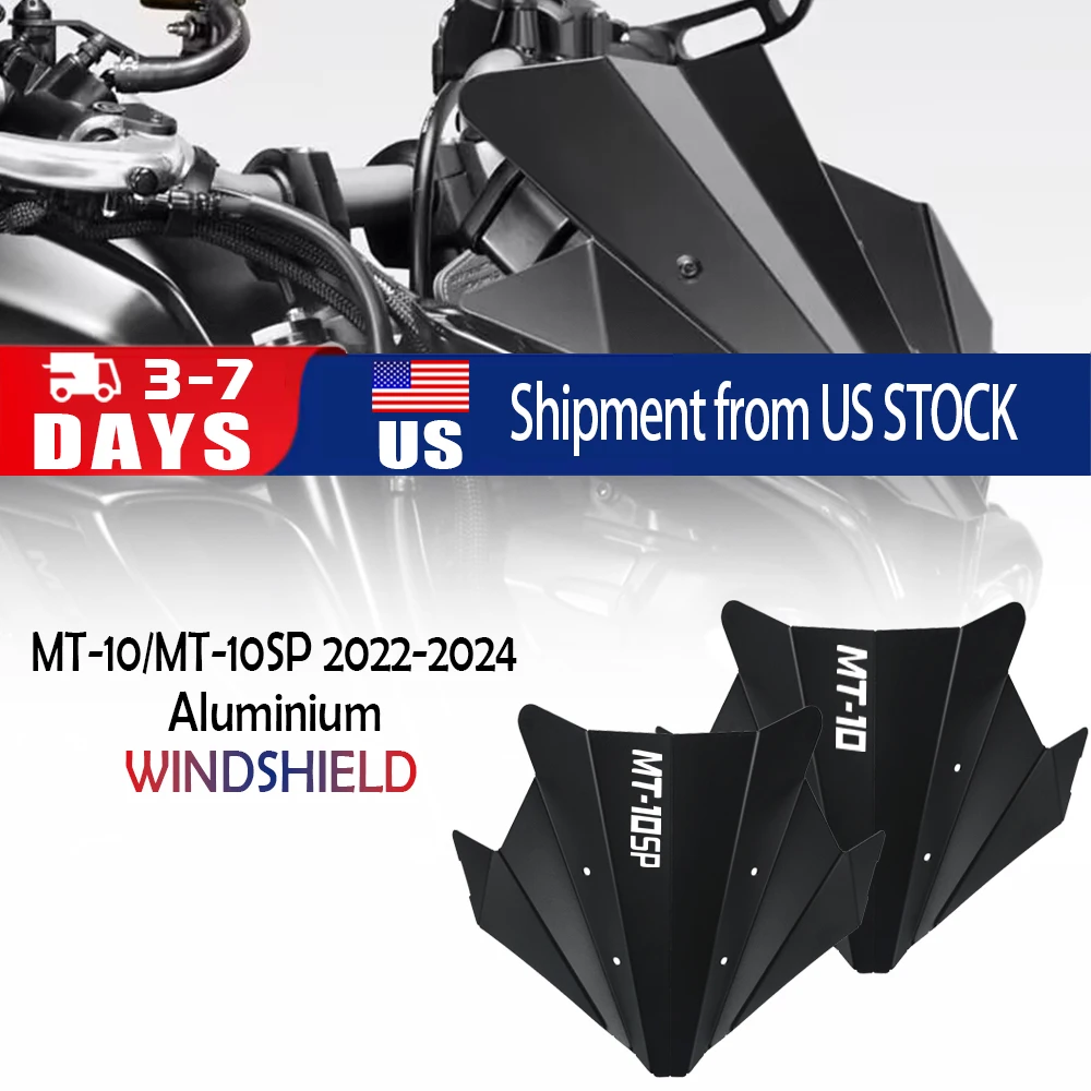 MT10 SP For Yamaha MT-10 SP MT-10SP 2022 2023 2024 Aluminum Windshield Fairing Wind screen Decorate Deflector Accessories - AliExpress 1