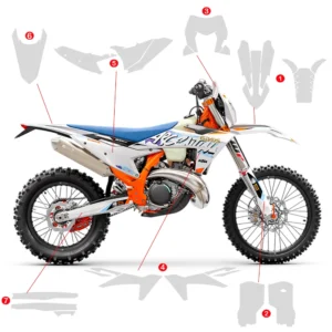 Fits EXC XC-W XW-F XCF-W PPF TPU Paint Protective Film For KTM EXC300 Motorcycle Accessories Protection Film Body Stickers 24-25