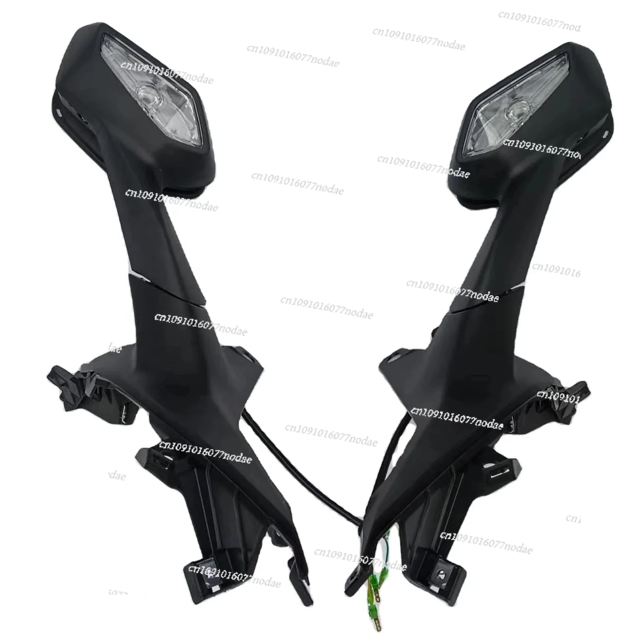Front view of rearview mirror