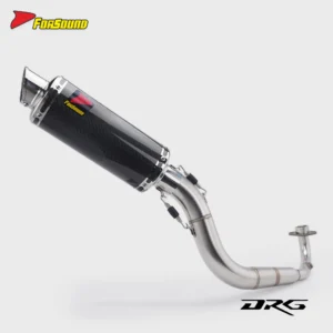 Forsound Factory Wholesale Price SYM DRG150 Titanium Exhaust Valved Muffler with Mid Pipe Resonator – 201355758