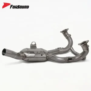 Forsound Factory Wholesale Price BMW R1300GS 2026 Titanium Exhaust Valved Muffler with Mid Pipe Resonator – 201355758