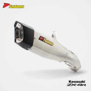 Forsound Factory Wholesale Price Kawasaki ZX4R Motorcycle Exhaust System IntactGP Style Mesh Grill Track Racing Muffle Titanium – 201355758