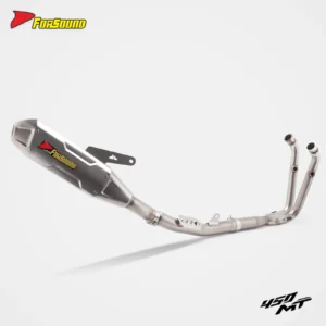 Forsound Factory Wholesale Price CFMOTO 450MT Titanium Exhaust Valved Muffler with Mid Pipe Resonator – 201355758
