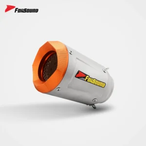 Forsound Factory Wholesale Price Kawasaki ZX-10R Titanium Exhaust Valved Muffler with Mid Pipe Resonator Titanium Mid-pipe + Sta – 201355758
