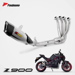 Forsound Factory Wholesale Price Kawasaki Z900 Motorcycle Exhaust System IntactGP Style Mesh Grill Track Racing Muffle Titanium – 201355758