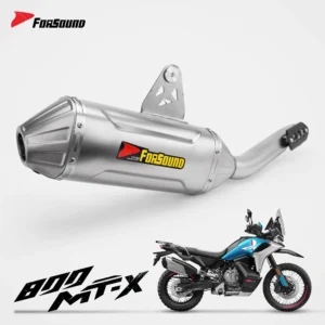 Forsound Factory Wholesale Price CFMOTO 800MTX Motorcycle Exhaust System IntactGP Style Mesh Grill Track Racing Muffle Titanium – 201355758