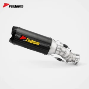Forsound Factory Wholesale Price CFMOTO 450SR Titanium Exhaust Valved Muffler with Mid Pipe Resonator – 201355758