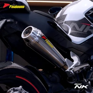 Forsound Factory Wholesale Price CFMOTO 800NK Titanium Exhaust Valved Muffler with Mid Pipe Resonator – 201355758