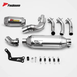 Forsound Motorcycle Full Exhaust System Yamaha MT09 FZ09 Stainless Steel Arrows Shorty Muffler Escape Moto – 201355758