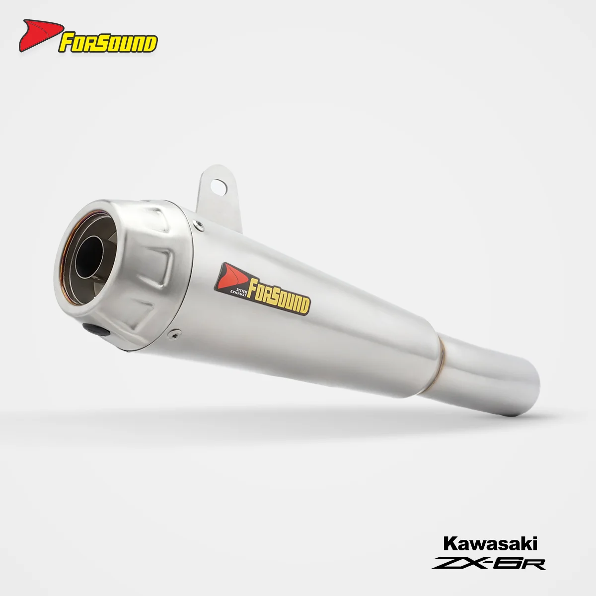 Forsound Factory Wholesale Price Kawasaki ZX6R Motorcycle Exhaust System IntactGP Style Mesh Grill Track Racing Muffle Titanium - 201355758 1