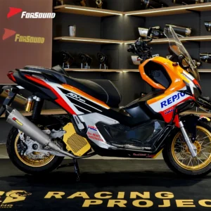 Forsound Factory Wholesale Price Honda Adv160 Stainless steel Exhaust Valved Muffler with Mid Pipe Resonator – 201355758